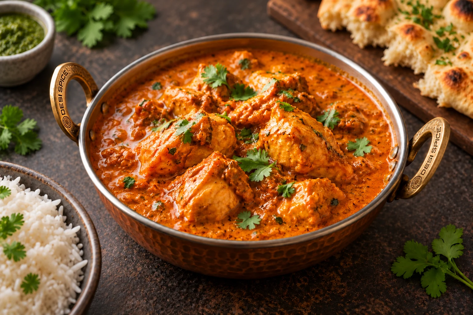 An Indian curry in a bowl